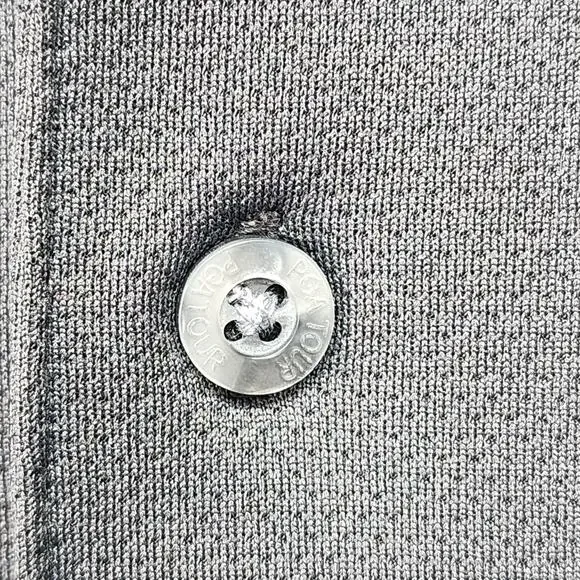 PGA Tour Golf Polo Shirt Mens 3XLT Gray Airflux Short Sleeve Stretch Performance - Picture 5 of 9